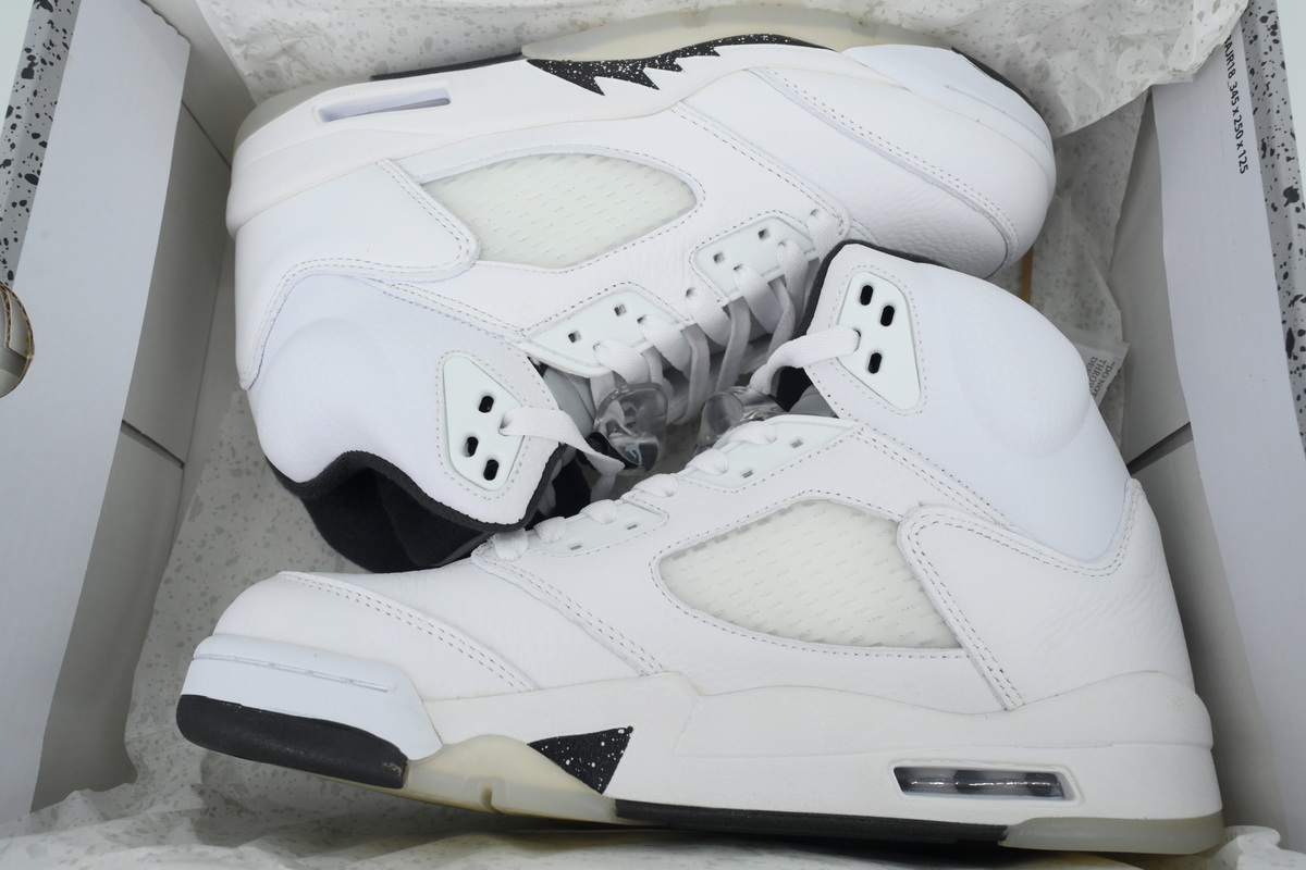 Air Jordan 5 Retro White Black DD0587-110