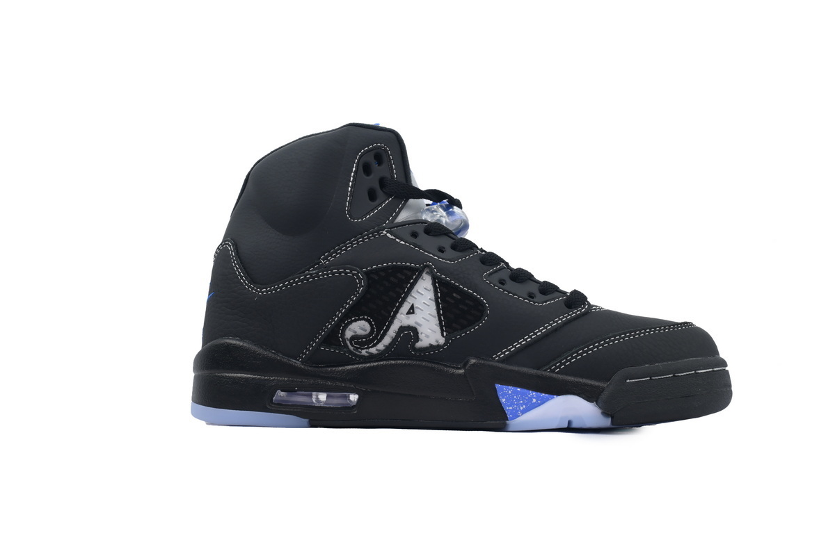 Air Jordan 5 Retro x Awake NY Black Racer Blue DV4982-004 