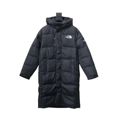 The North Face Long Nuptse Parka Black 01