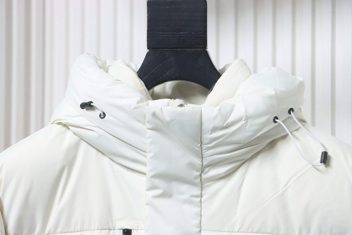 The North Face Long Nuptse Parka White