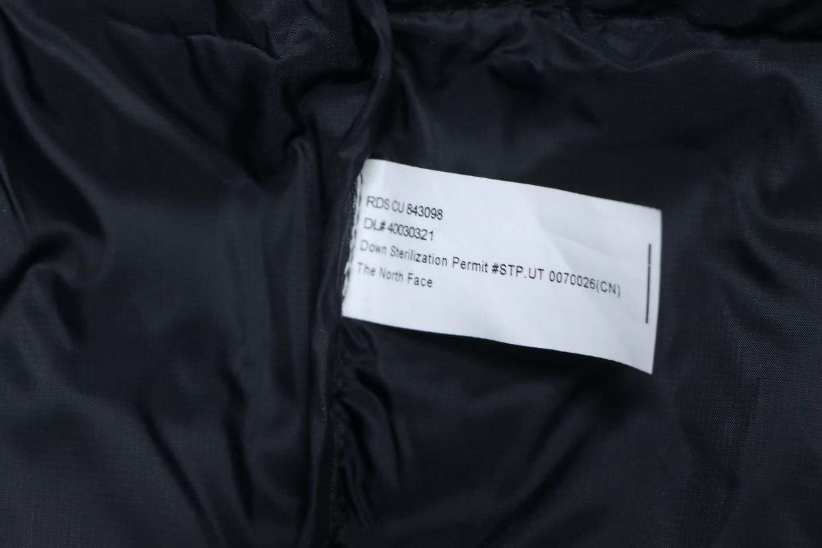 The North Face Nuptse 700 Short Jacket Black