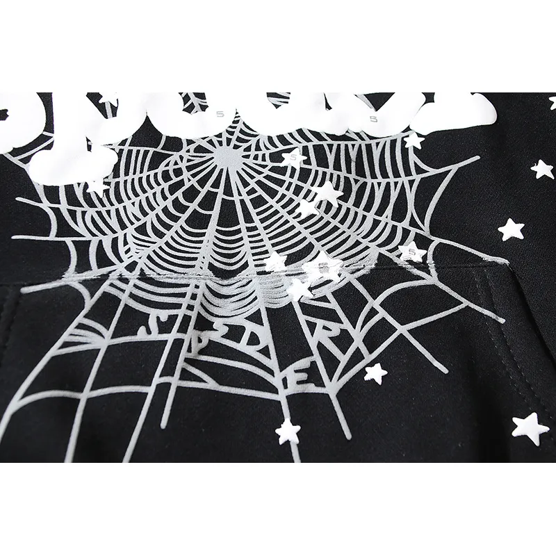 Sp5der I Heart SP5 Souvenir Hoodie Black