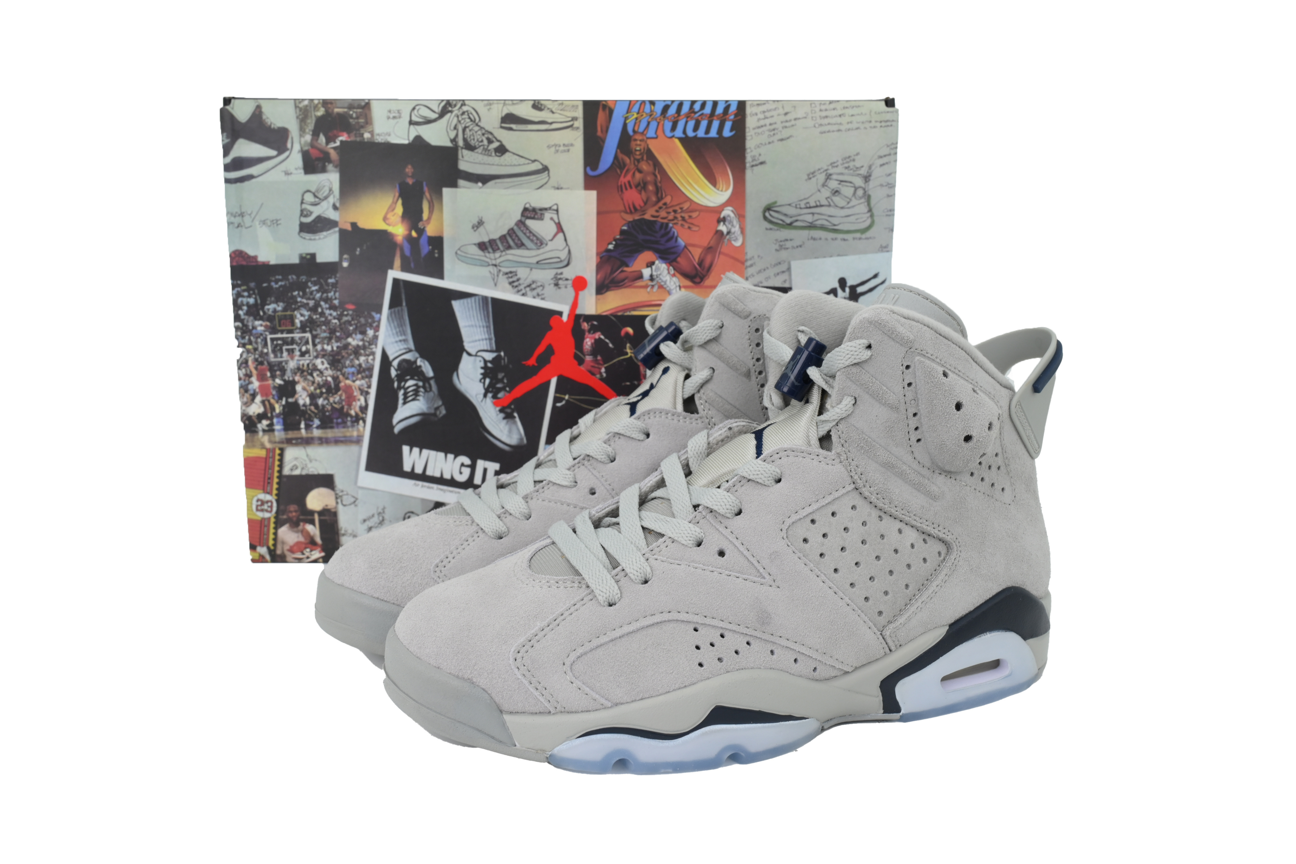 Air Jordan 6 Retro GS Georgetown 384665-012