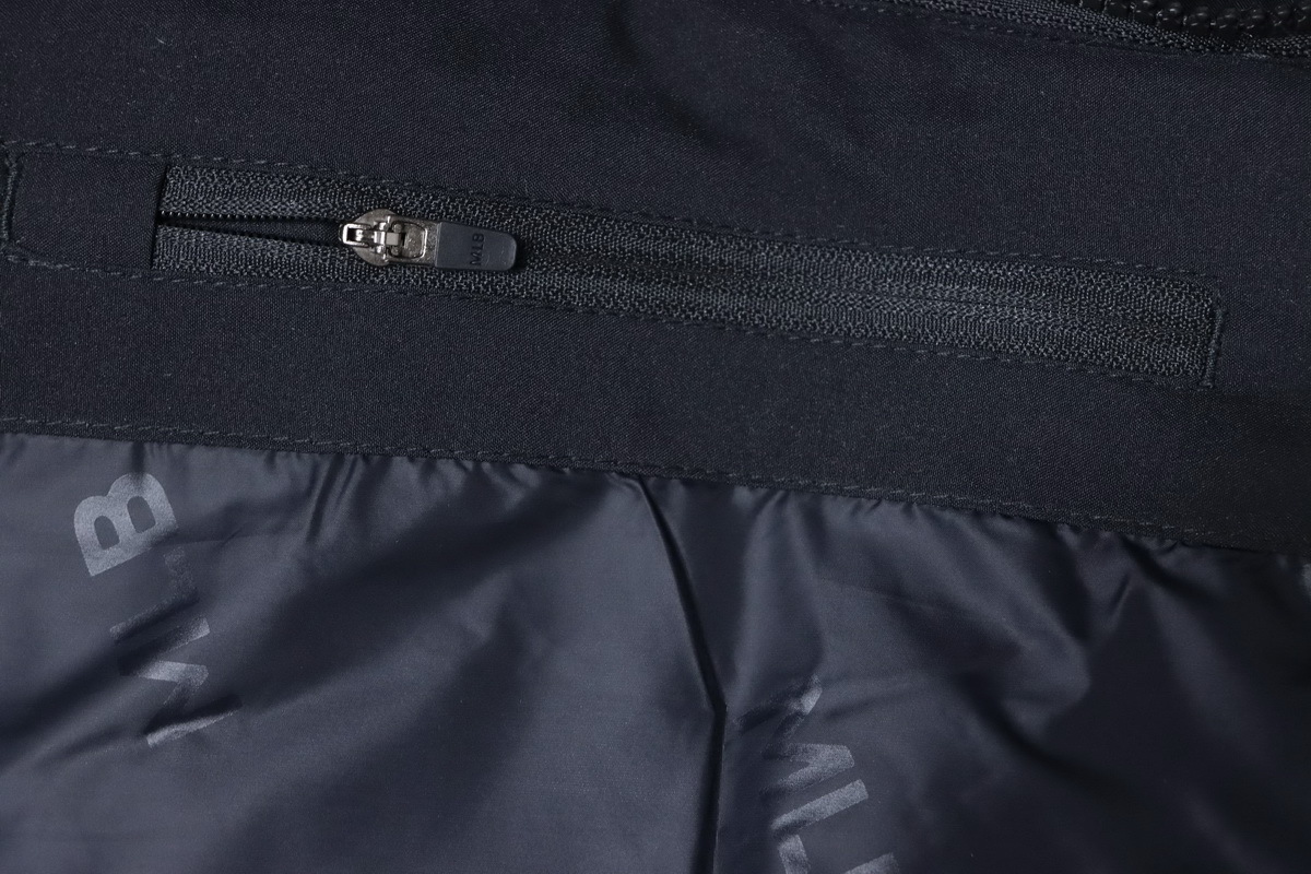 MLB 2nd Generation Black Workwear Down Jacket With Large Fur Collar