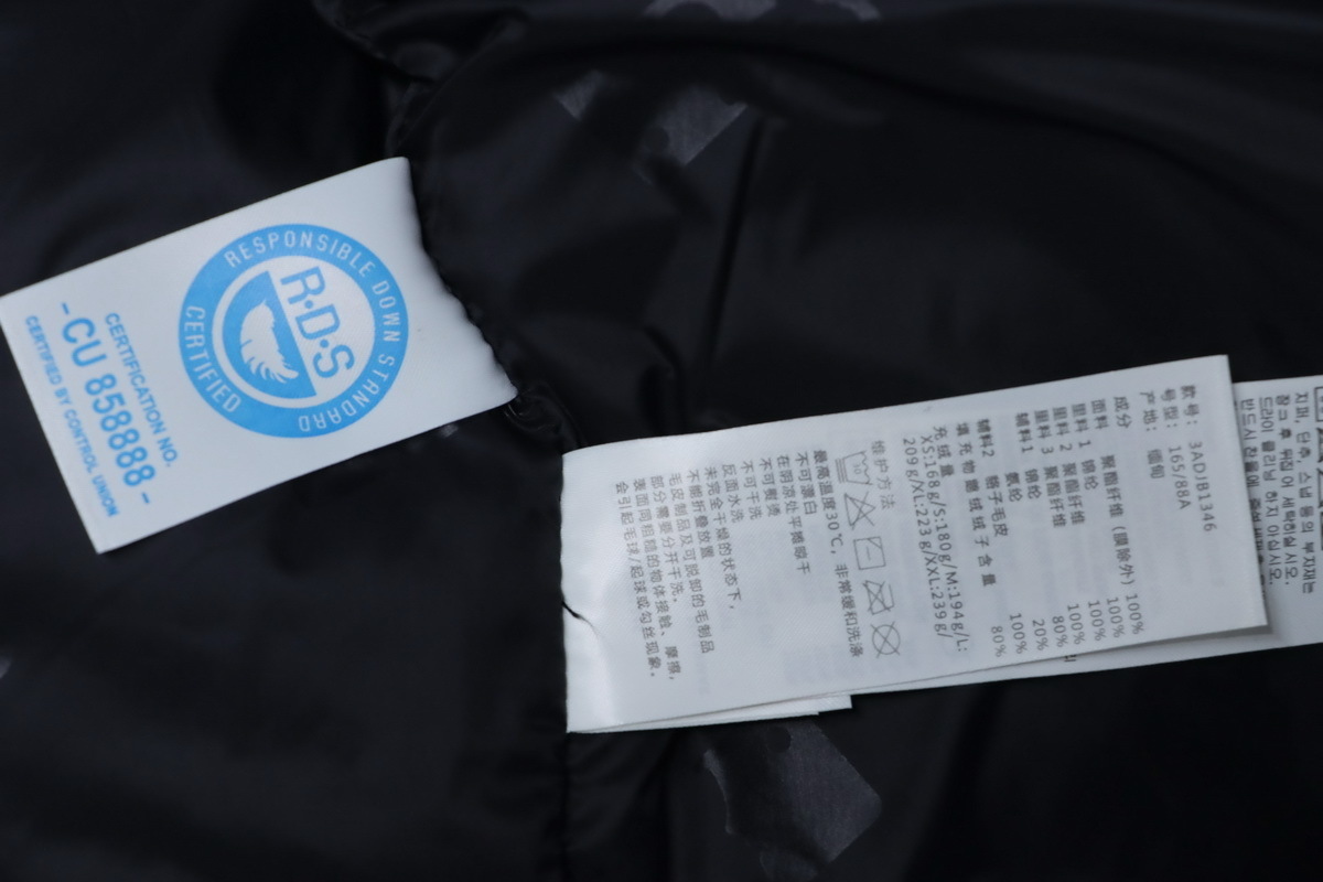 MLB 2nd Generation Blue Workwear Down Jacket With Large Fur Collar