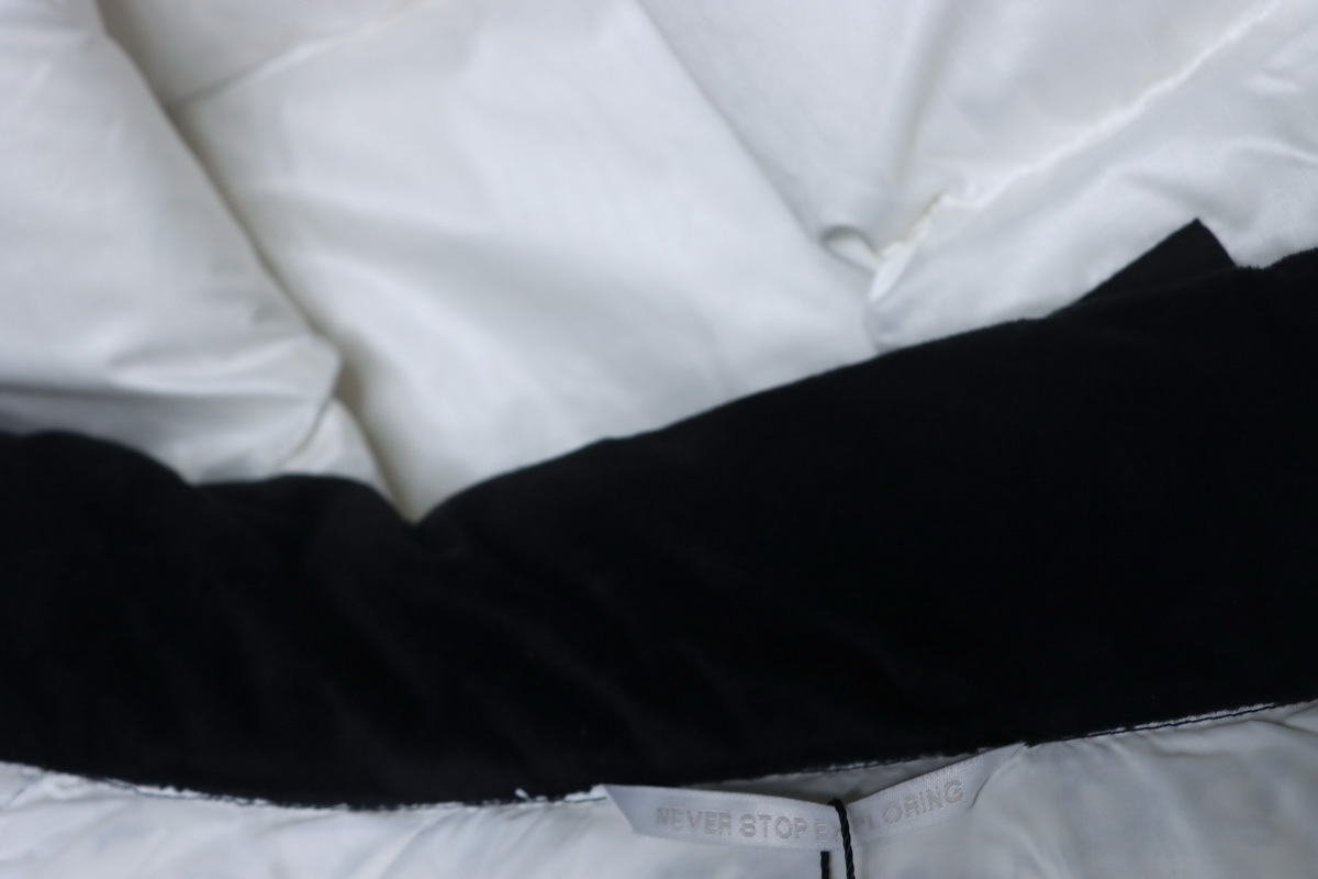 The North Face 1996 Eco Nuptse Jacket White Black