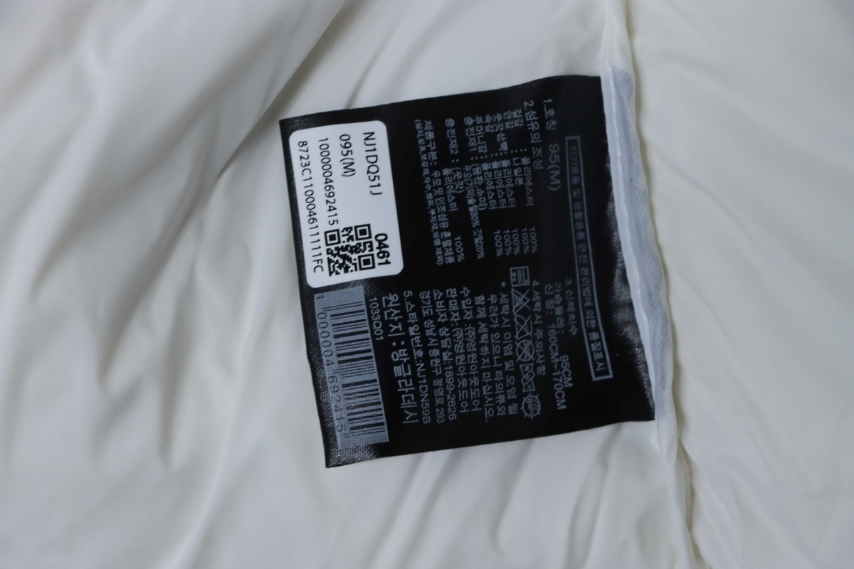 The North Face 1996 Eco Nuptse Jacket White Black