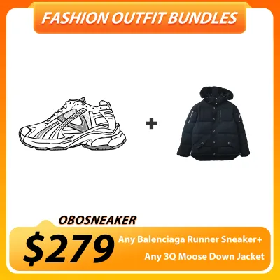 Any Balenciaga Runner Sneaker + Any 3Q Moose Down Jacket $279 01