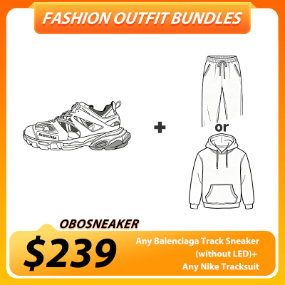 Any Balenciaga Track Sneaker (without LED) + Any Nike Tracksuit $239 01