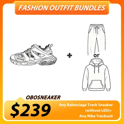 Any Balenciaga Track Sneaker (without LED) + Any Nike Tracksuit $239 01