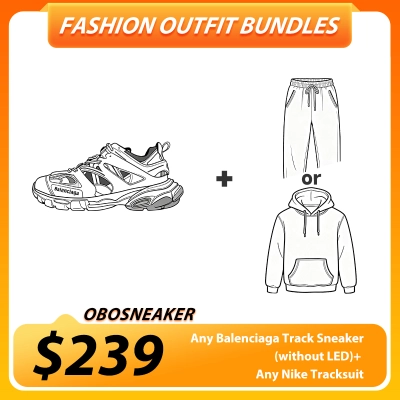 Any Balenciaga Track Sneaker (without LED) + Any Nike Tracksuit $239 01