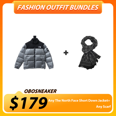Any The North Face Short Down Jacket + Any Scarf $179 01