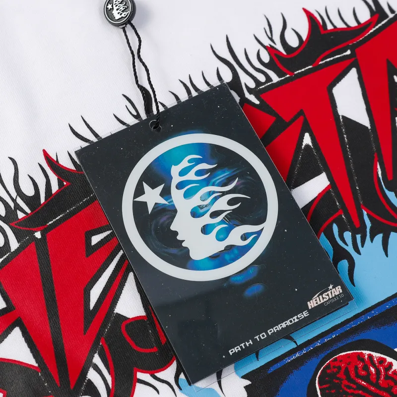 Hellstar ‘Brain’ Long-Sleeve T-Shirt D3236 Black/White