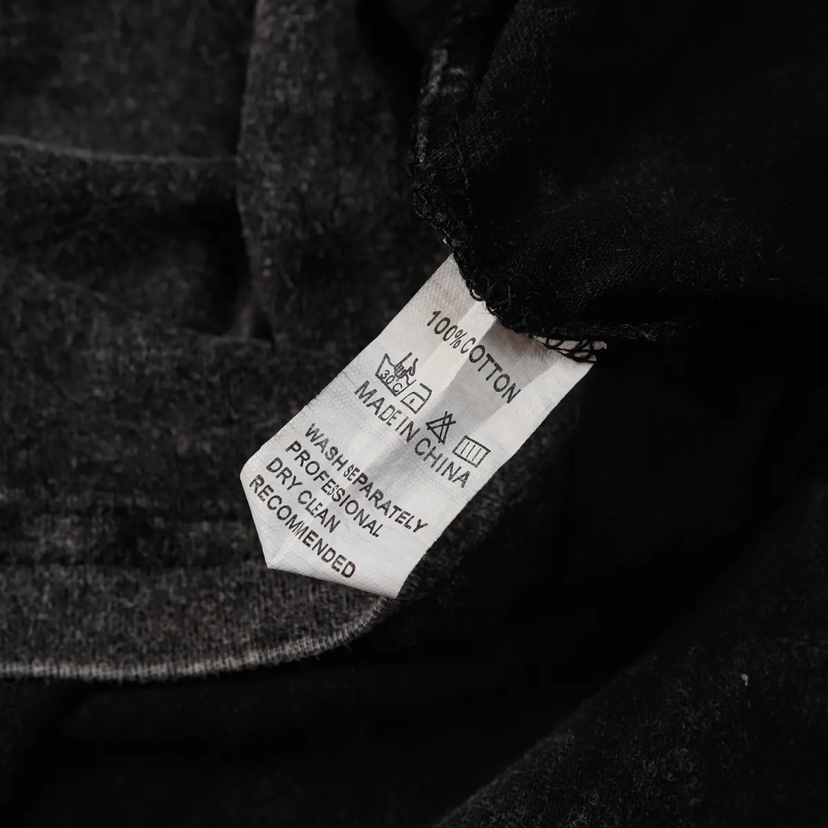 Hellstar Christ Long-Sleeve Washed Black T-Shirt D3102 Old Brick Red