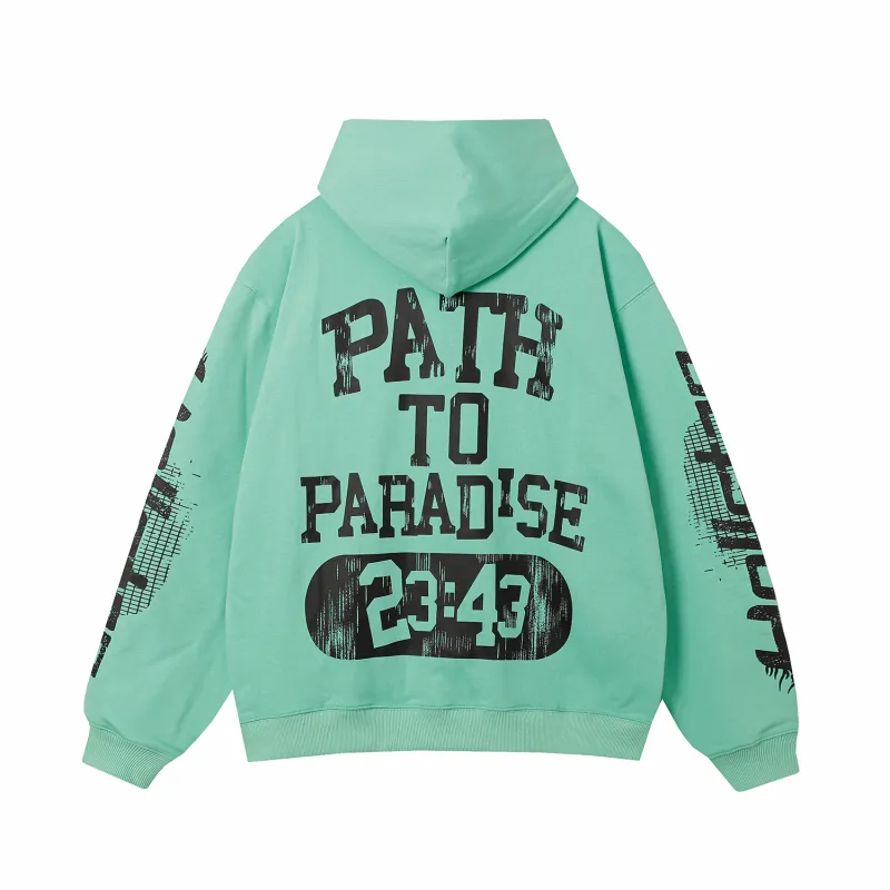 Hellstar Path To Paradise Hoodie #3098 Black/Green