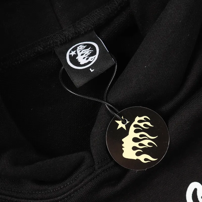 Hellstar Records Tour Hoodie #3071 Black/Brown