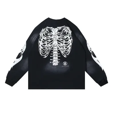 Hellstar Skeleton Long-Sleeve T-Shirt #699 Black 02