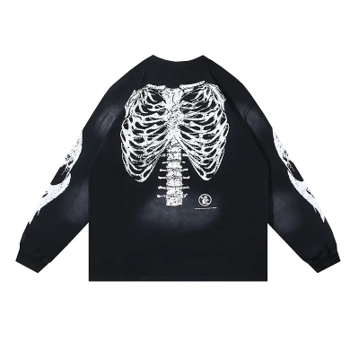 Hellstar Skeleton Long-Sleeve T-Shirt #699 Black 02