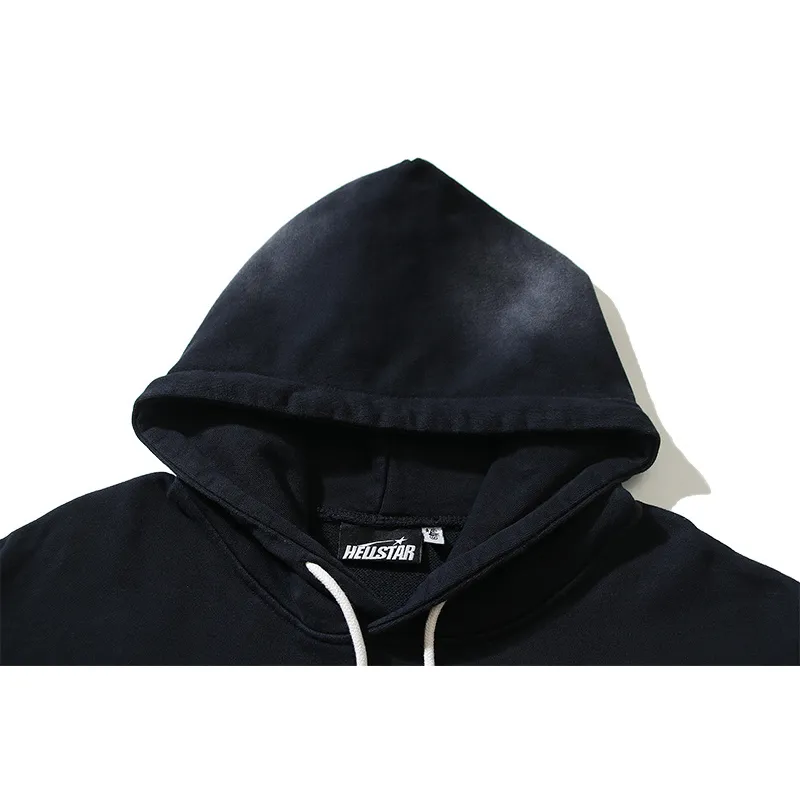 Hellstar Spiderweb Sport Black Hoodie #2039