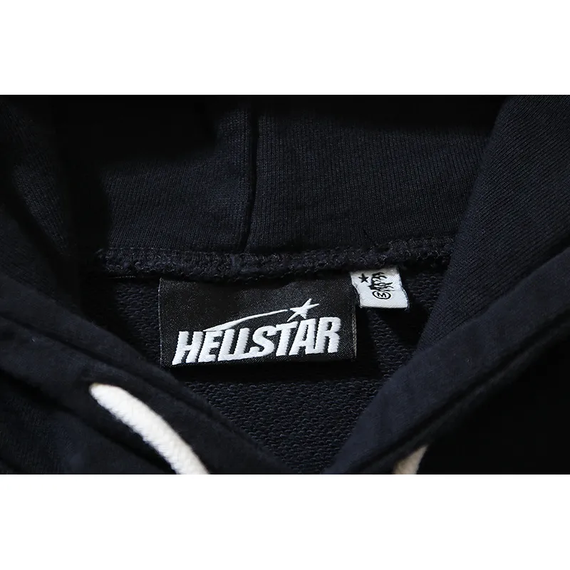 Hellstar Spiderweb Sport Black Hoodie #2039