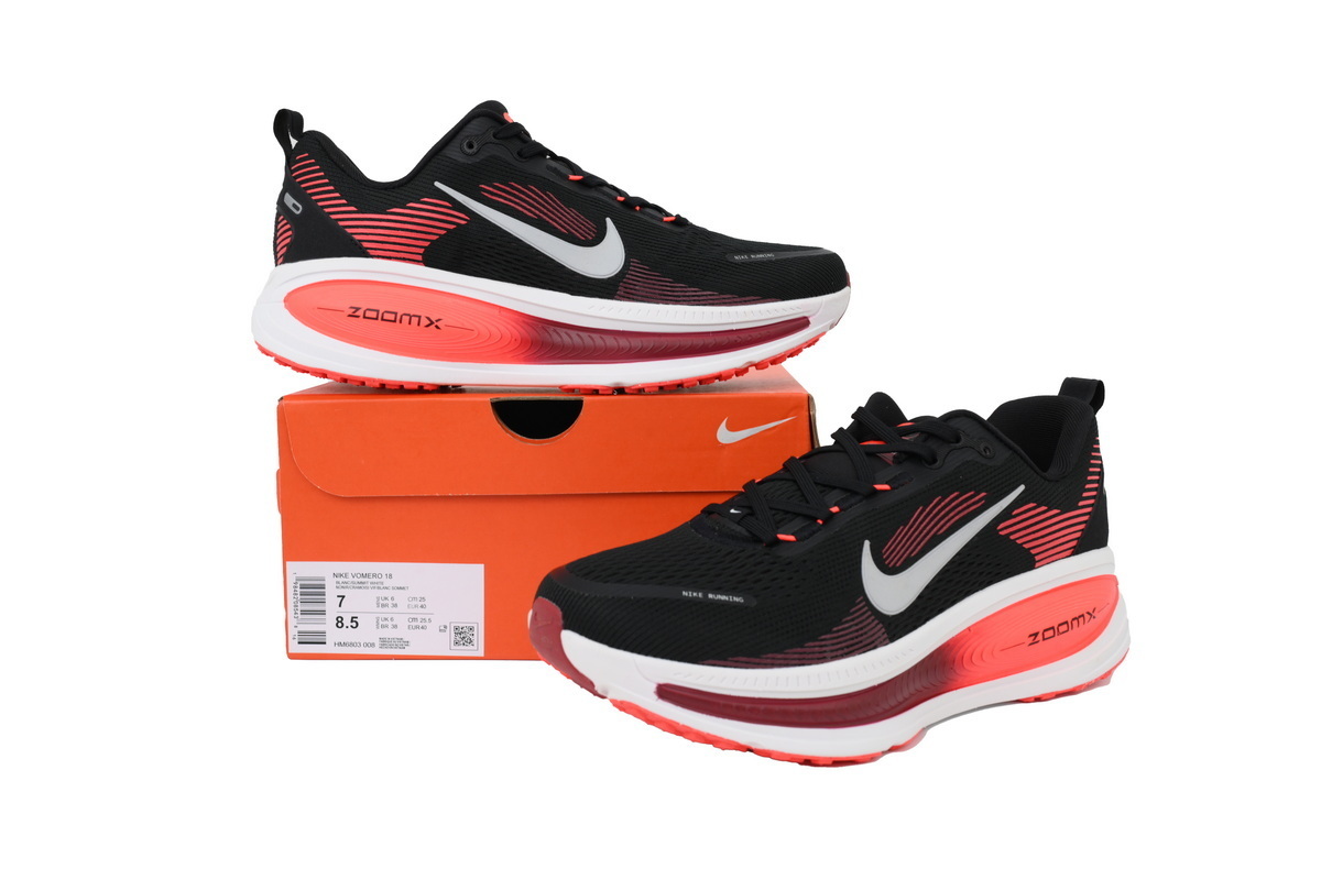 NIKE Vomero 18 SE Black Bright Crimson HM6803-008