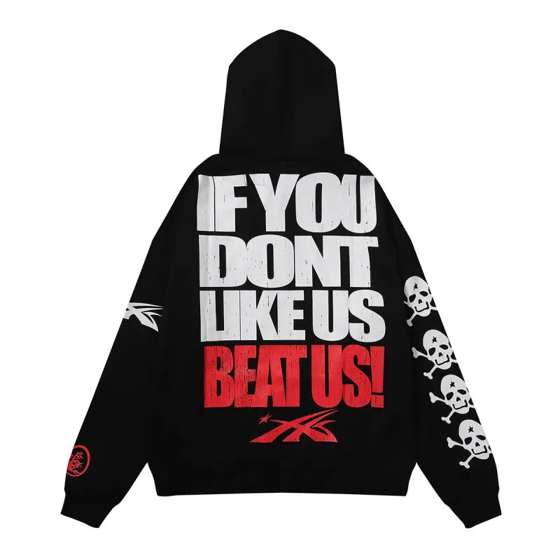OBO Hellstar If You Dont Like Us Beat Us Tracksuit Black #2222-2322