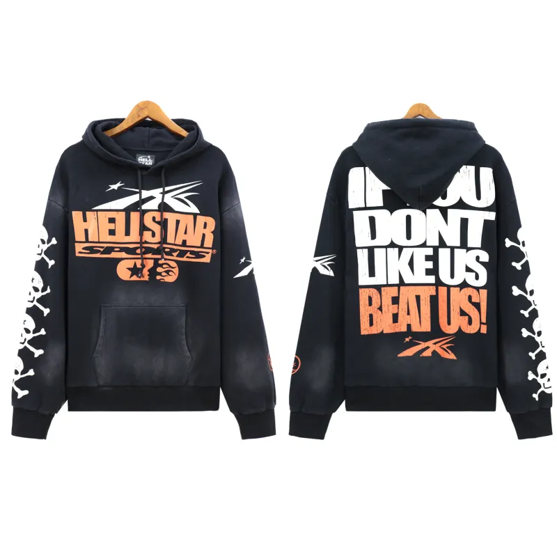 OBO Hellstar If You Dont Like Us Beat Us Tracksuit Black #5653-8175