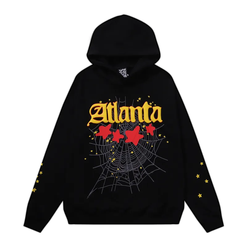 Sp5der Atlanta Hoodie & Sweatpant Set Black