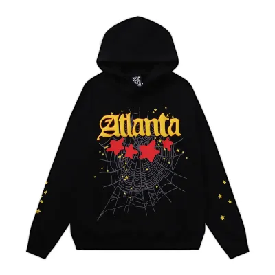 Sp5der Atlanta Hoodie & Sweatpant Set Black 02