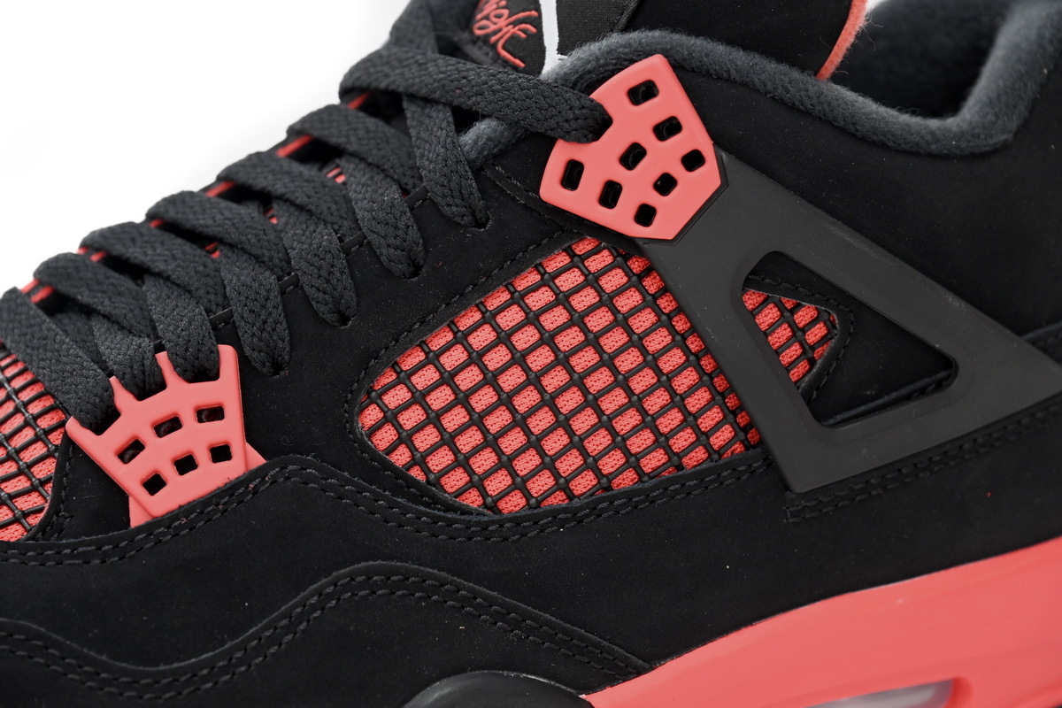 【Black 5 Sale】Top Version  Air Jordan 4 Retro Red Thunder CT8527-016