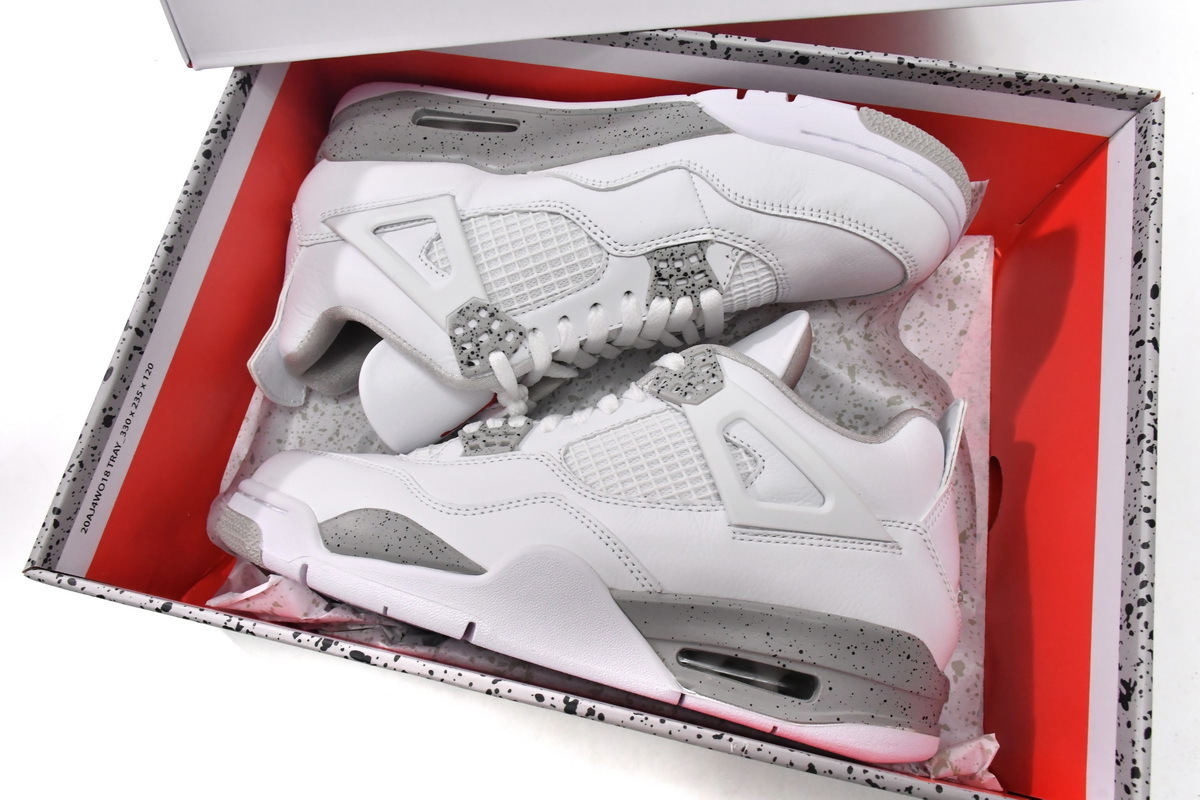 【Black 5 Sale】Top Version  Air Jordan 4 Retro White Oreo CT8527-100