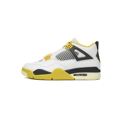 【Special Sale】Top Version  AIR JORDAN 4 VIVID SULFUR AQ9129-101 01