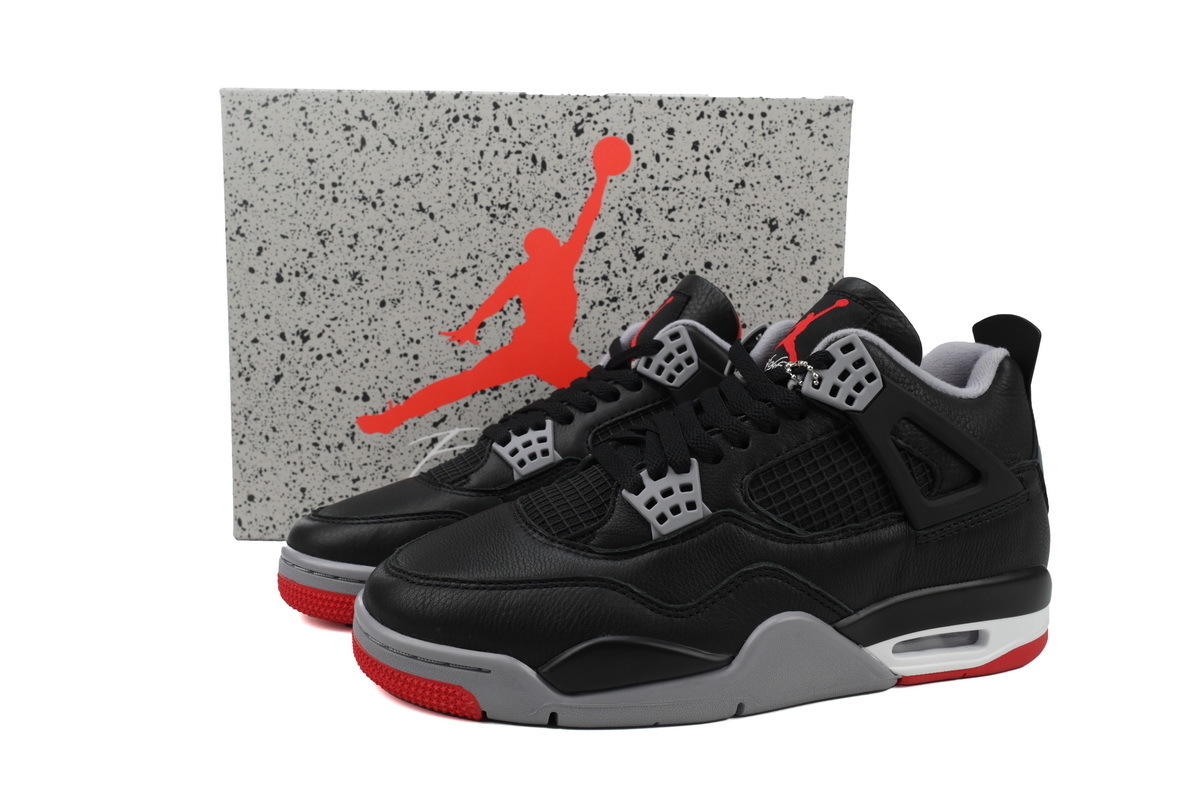 【Black 5 Sale】Top Version Air Jordan 4 "Bred Reimagined FV5029-006