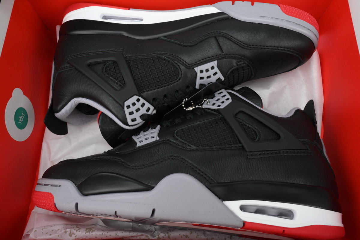 【Black 5 Sale】Top Version Air Jordan 4 "Bred Reimagined FV5029-006