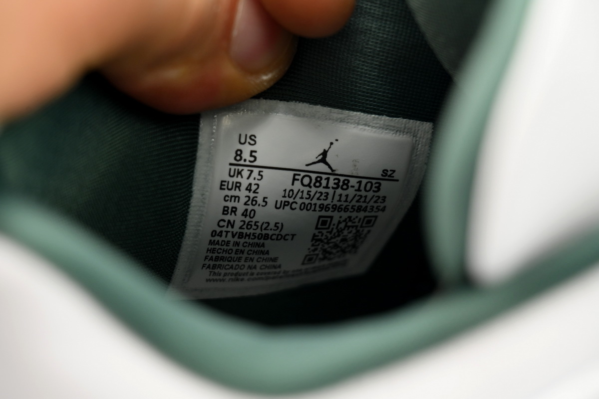 【Black 5 Sale】Top Version Air Jordan 4 Oxidized Green FQ8138-103