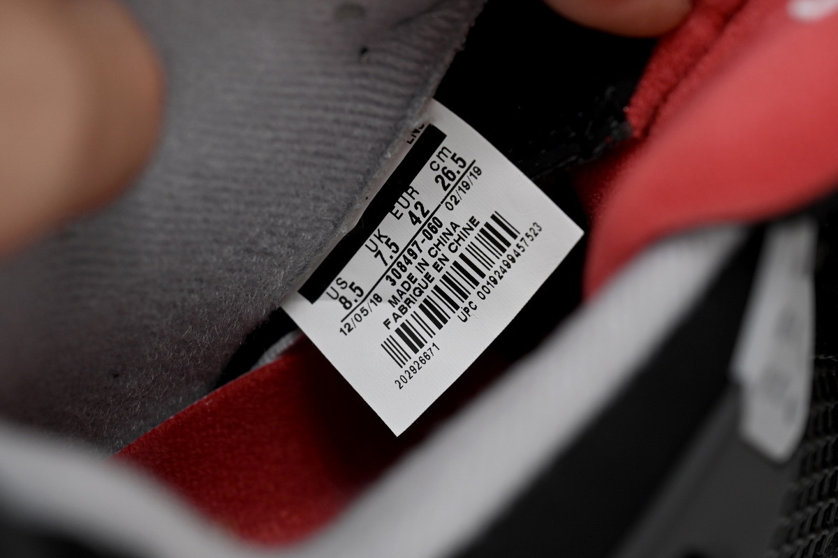 【Black 5 Sale】Top Version Air Jordan 4 Retro Bred 308497-060