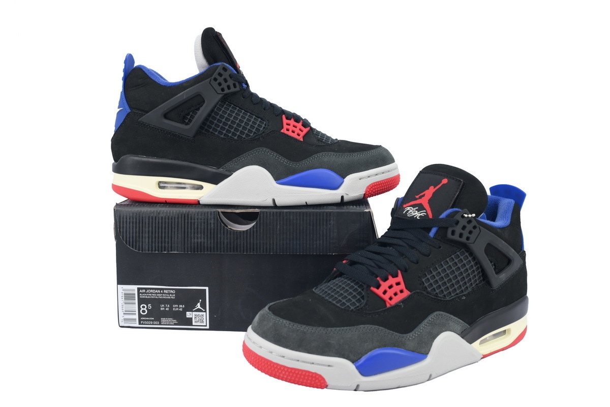 【Black 5 Sale】Top Version Air Jordan 4 Retro Rare Air FV5029-003