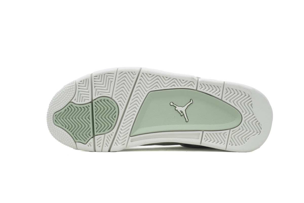 【Black 5 Sale】Top Version Air Jordan 4 Retro Seafoam Sail HV0823-003