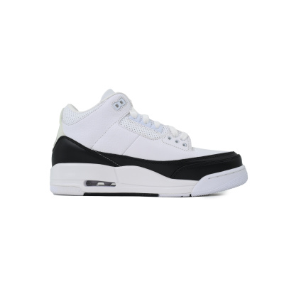 【Black 5 Sale】Top Version Fragment Design x Air Jordan 3 Black White DA3595-100 02