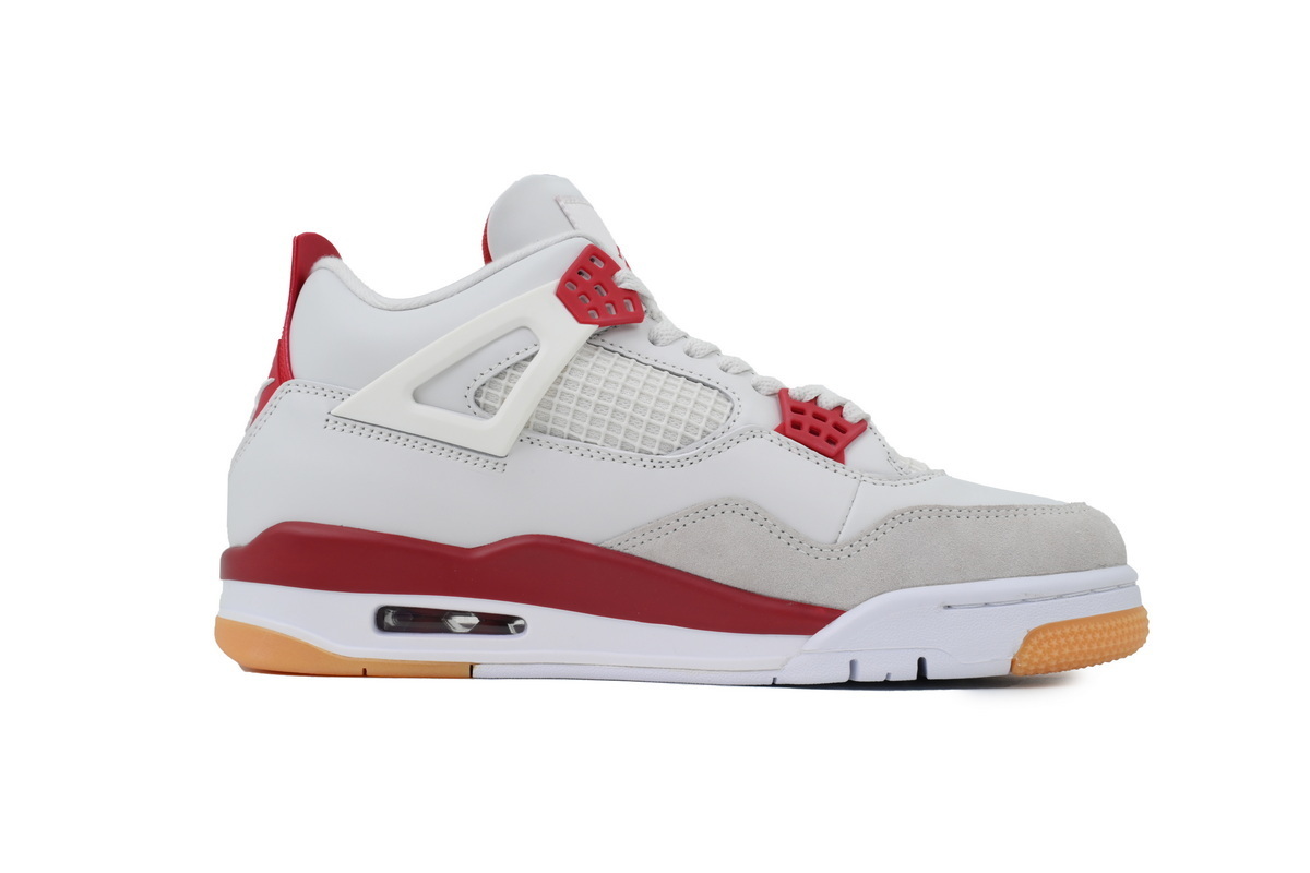 【Black 5 Sale】Top Version Nike SB x Air Jordan 4 Retro SP Varsity Red DR5415-106