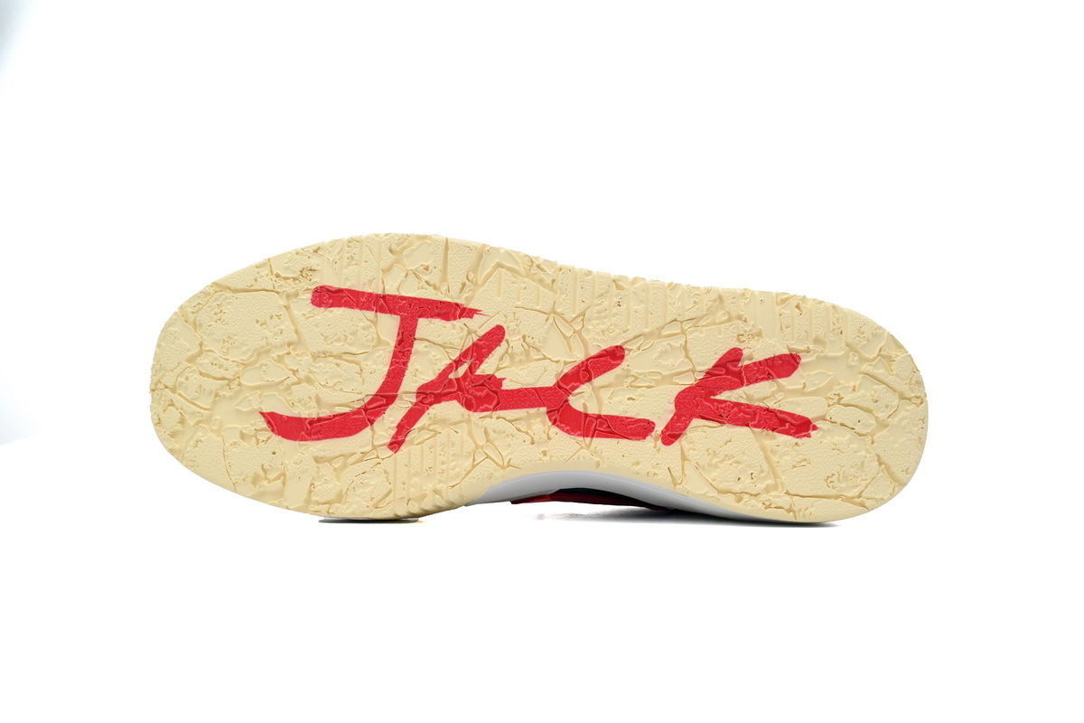 【Black 5 Sale】Top Version Travis Scott × Nike Jordan Jumpman Jack TR University Red FZ8117-101