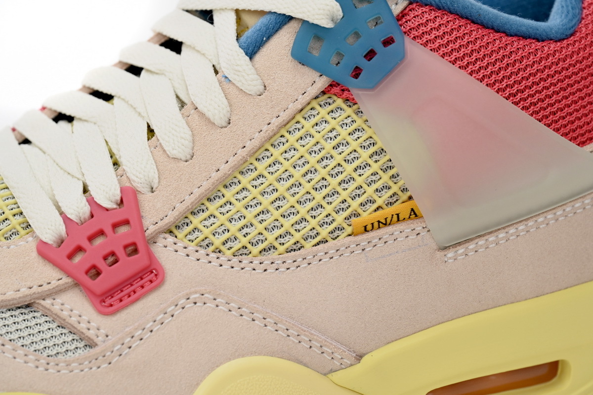 【Black 5 Sale】Top Version Union LA x Air Jordan 4 Retro Guava Ice DC9533-800