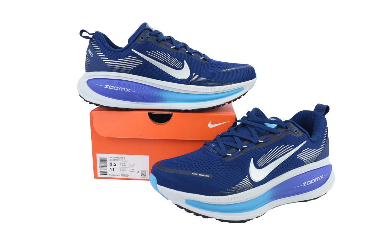 NIKE Vomero 18 Blue Void Blue Lightning HM6803-401