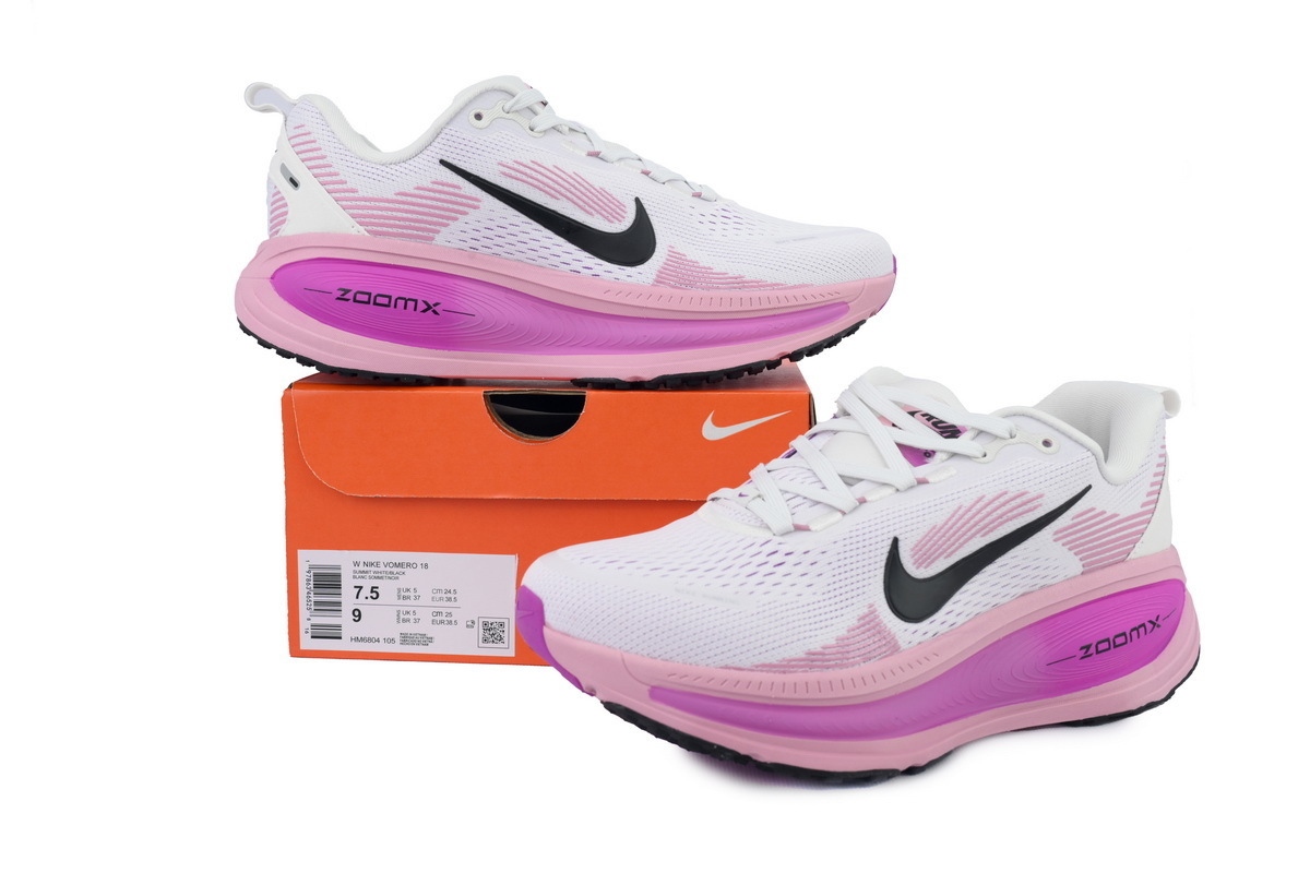 NIKE Vomero 18 Summit White Elemental Pink HM6804-105