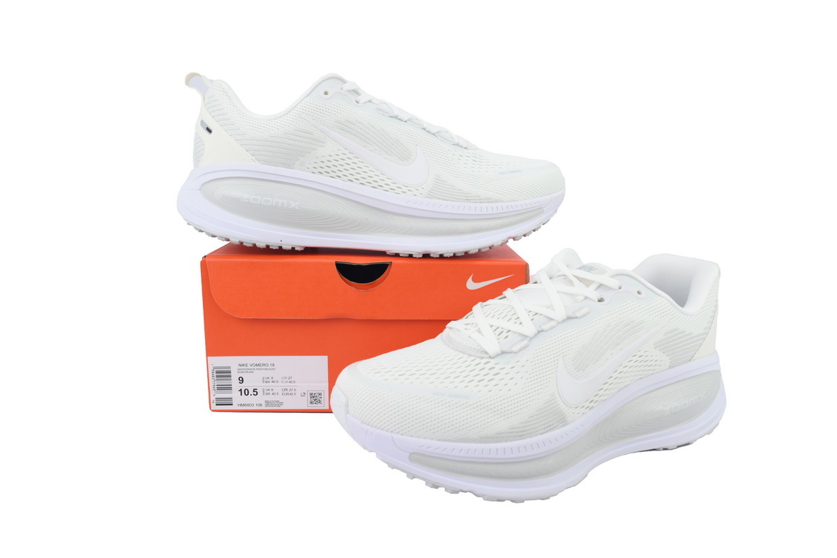NIKE Vomero 18 White Photon Dust HM6803-106