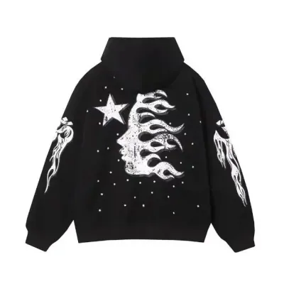 OBO Hellstar Studios Records Hoodie Black 02