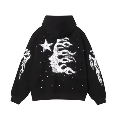 OBO Hellstar Studios Records Hoodie Black 02