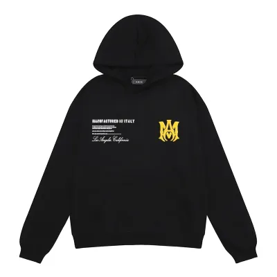 AMIRI Arts District Hoodie #9280 Black/White 02