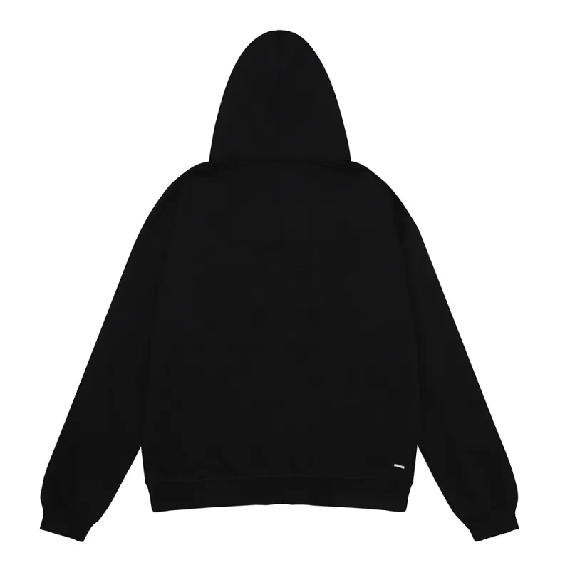 AMIRI Logo Print Hoodie #9286 Black/White