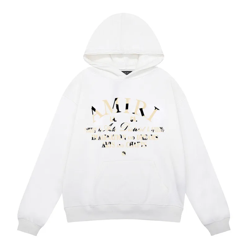 AMIRI Logo Print Hoodie #9286 Black/White